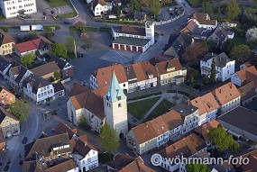 Luftbild am Marktplatz